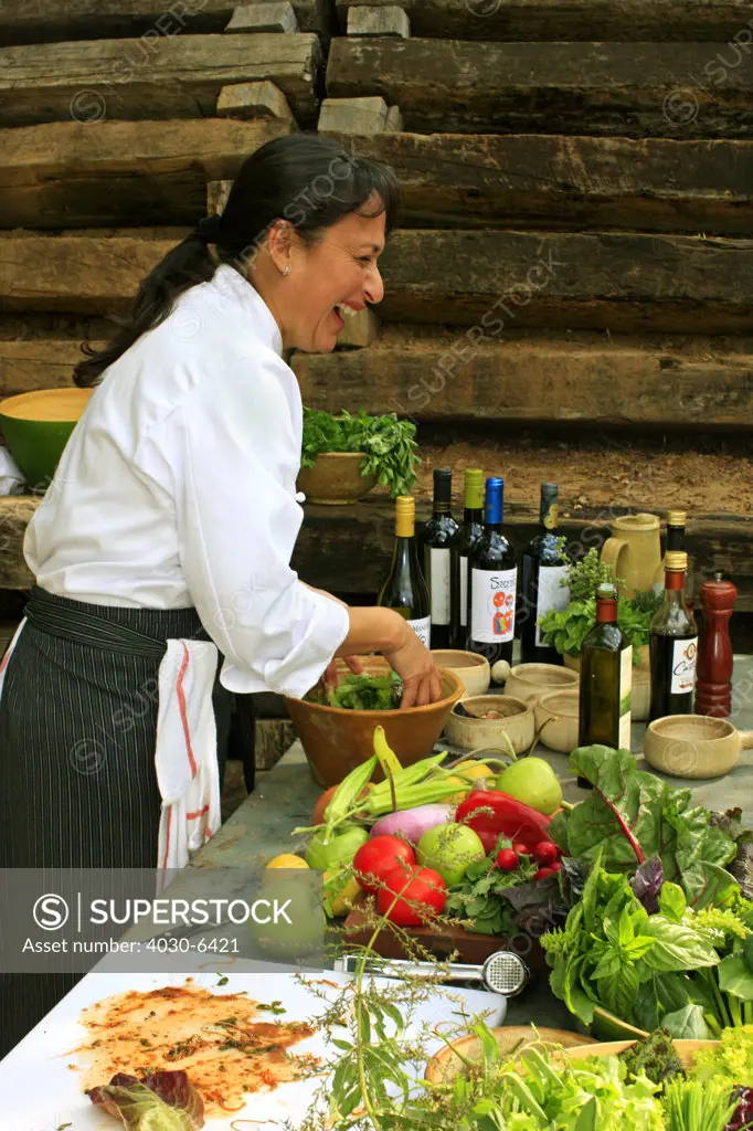 Pillar Rodriguez, Preparing Food, Chile