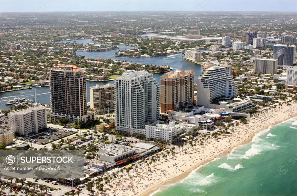 Fort Lauderdale Coastline Aerial