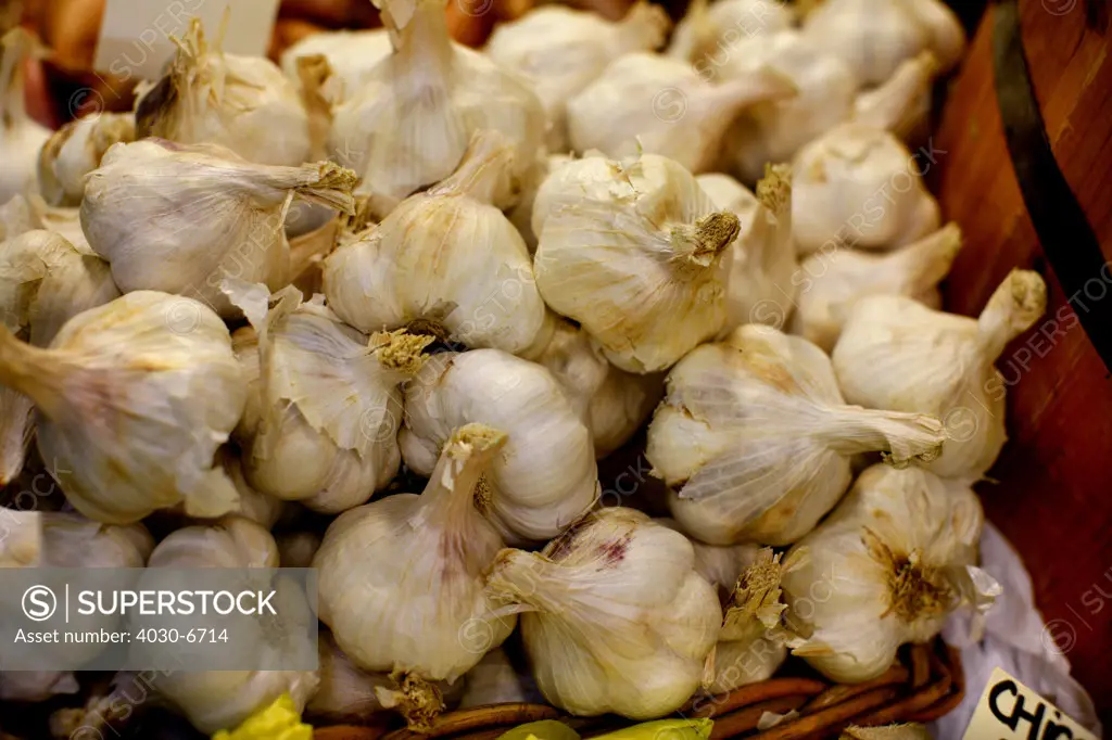 Garlic Bulbs, Burough Market, London