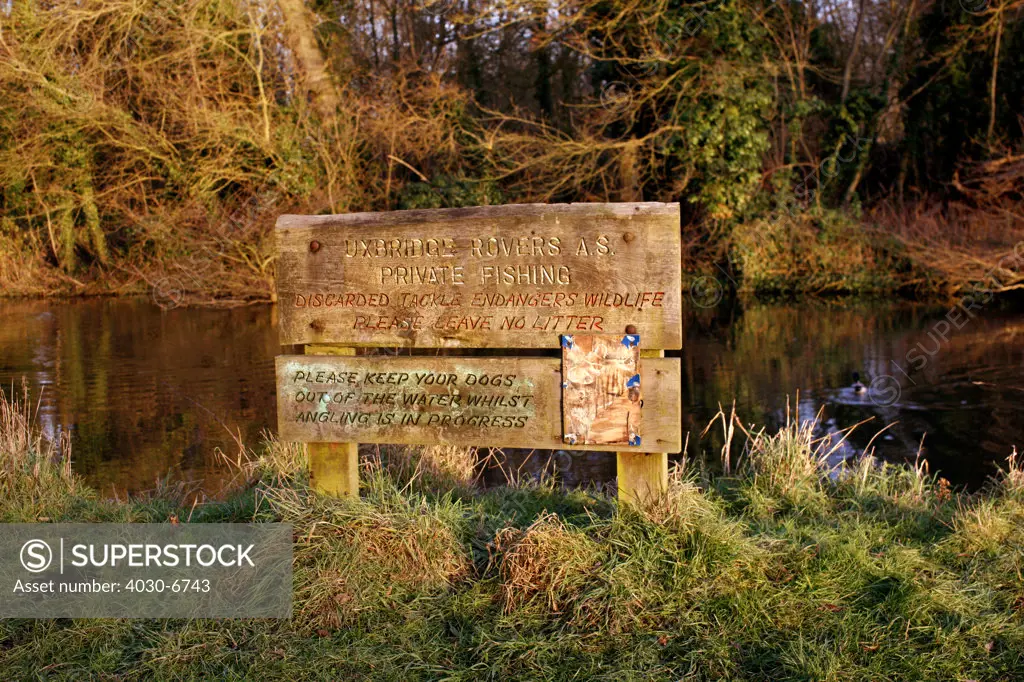 Colne Valley Park sign, England