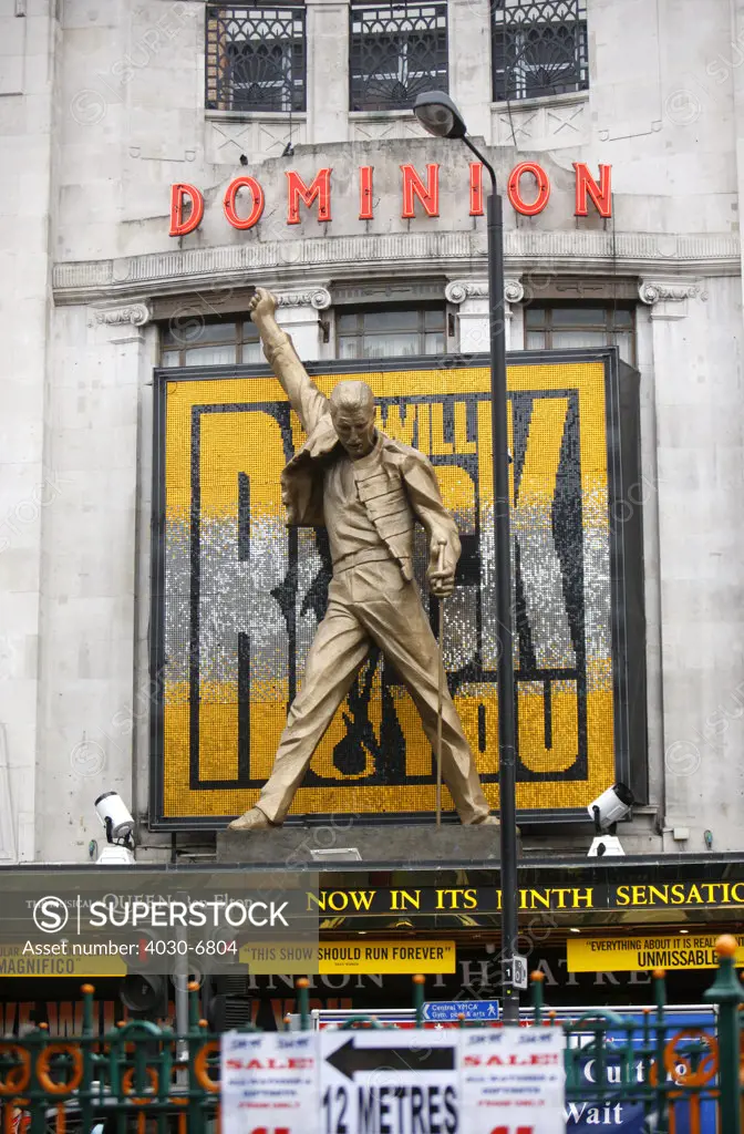 Freddie Mercury Statue, Dominion Theatre, London