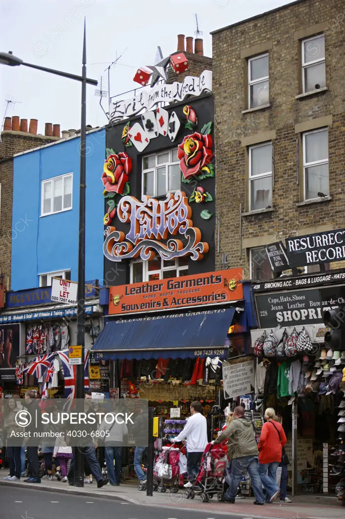 Camden Town Shops, London