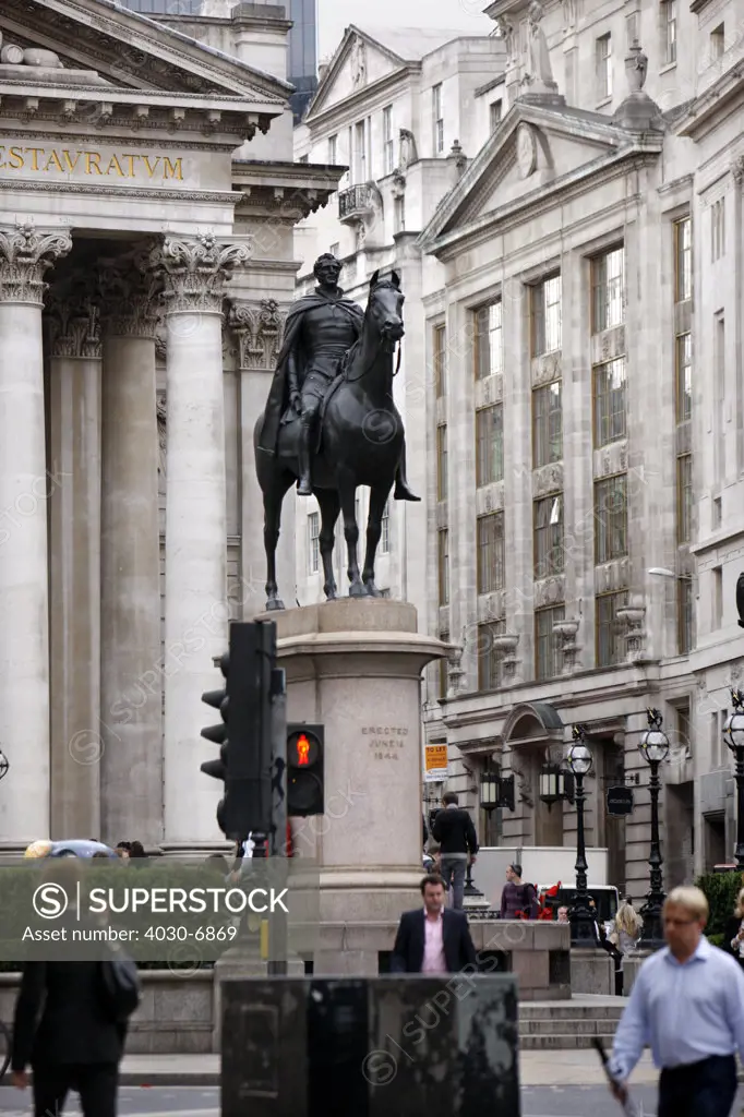 Duke of Wellington Statue, Bank Junction, London