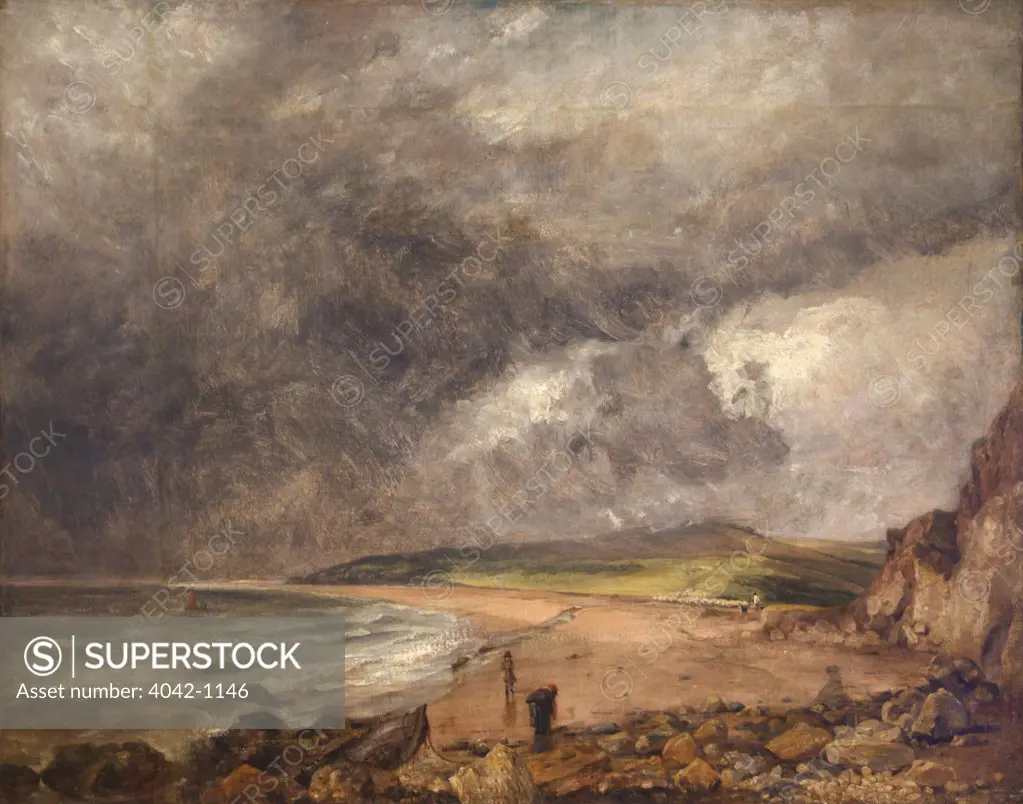 Weymouth Bay, painting by John Constable, France, Paris, Musee du Louvre