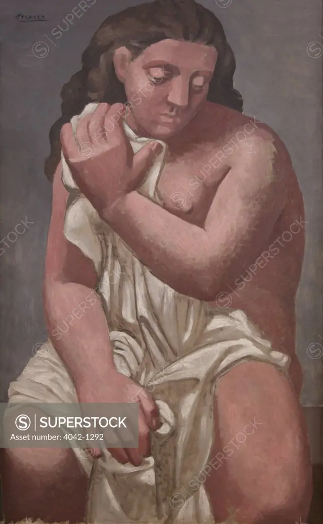 Large Nude with Drapes by Pablo Picasso, 1920- 21, France, Paris, Musee de L'Orangerie