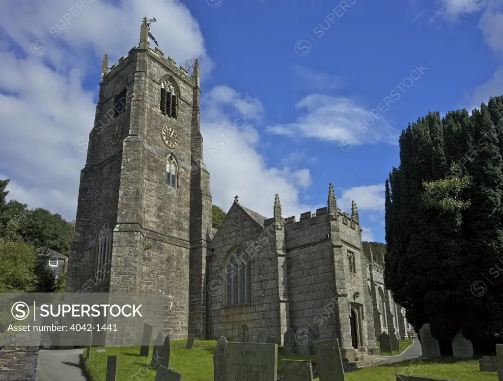 Parish Church of St Anietus, St. Neot, Bodmin Moor, Cornwall, England