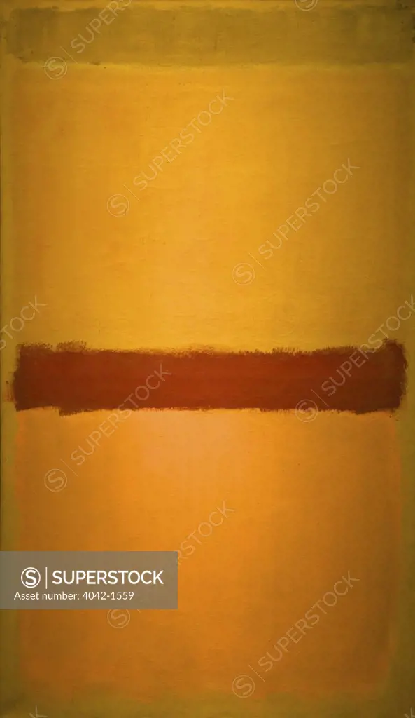 Untitled (Orange, Plum, Yellow), 1950, Spain, Madrid, Reina Sofia Museum of Modern Art, Mark Rothko (1903-1970)