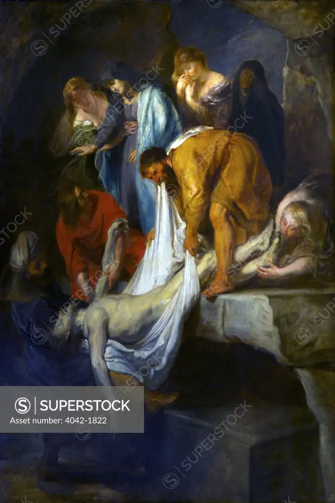 The Entombment by Peter Paul Rubens, 1615-16