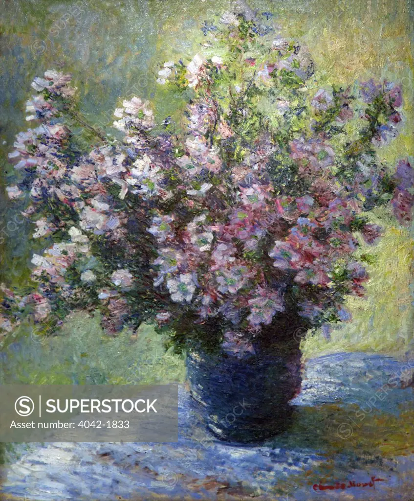 Vase of Flowers by Claude Monet, 1881-82
