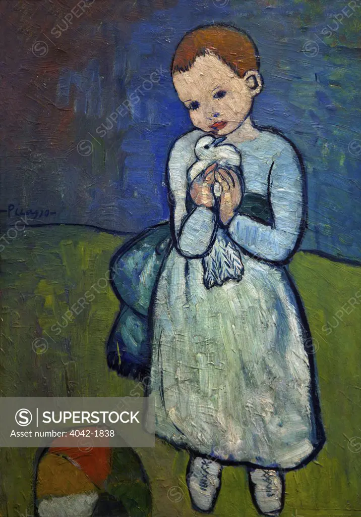 Child with Dove, by Pablo Picasso, 1901