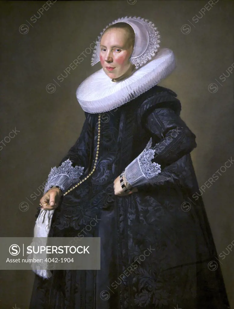 Portrait of woman by Frans Hals,England, Oxford, Oxford University, Ashmolean Museum