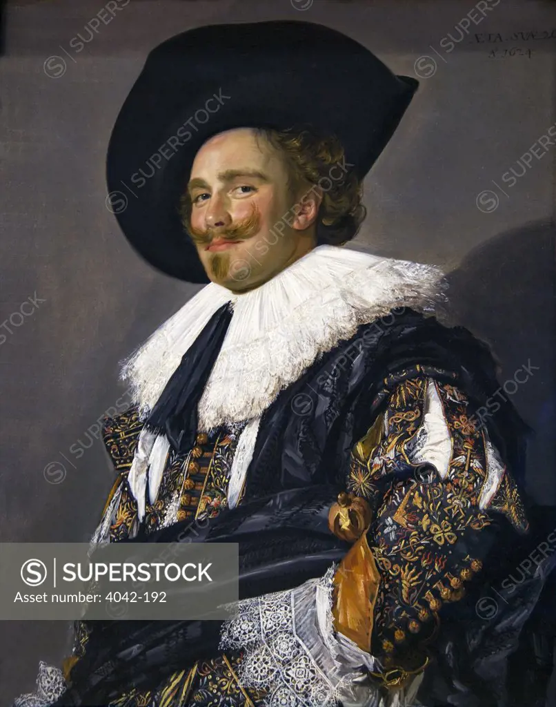 Laughing Cavalier by Frans Hals, 1624, Wallace Collection, London, United Kingdom
