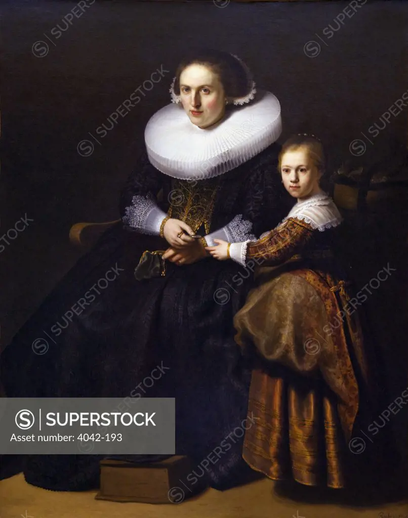Susanna van Collen and her daughter Anna by Rembrandt, 1633, Wallace Collection, London, United Kingdom