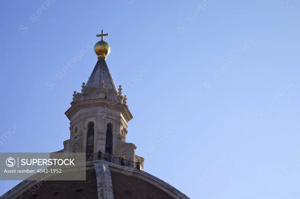 High section view of Brunelleschi's dome for the Duomo Santa Maria Del Fiore, Florence, Tuscany, Italy