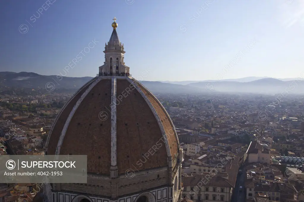 Brunelleschi's dome viewed from the Duomo Santa Maria Del Fiore, Florence, Tuscany, Italy