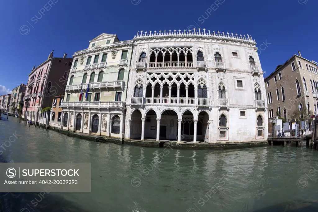 Ca' d'Oro, 15th century,  Grand Canal, Venice, Italy, Europe