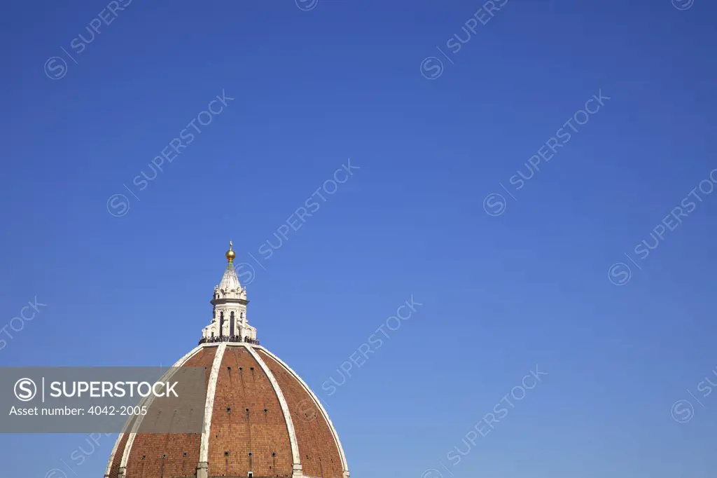 High section view of Brunelleschi's dome for the Duomo Santa Maria Del Fiore, Florence, Tuscany, Italy