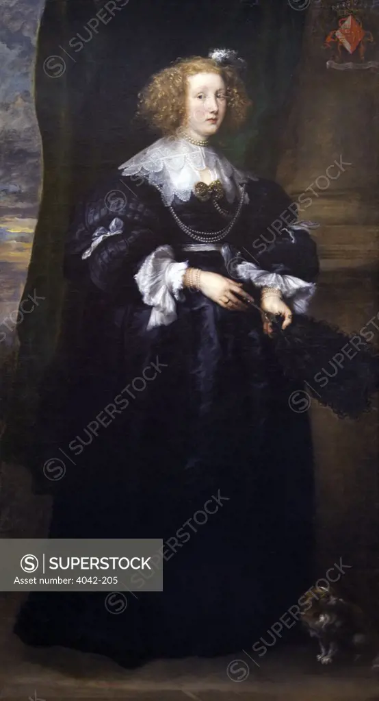 Marie de Raet Wife of Philippe le Roy by Sir Anthony van Dyck, Wallace Collection, London, United Kingdom