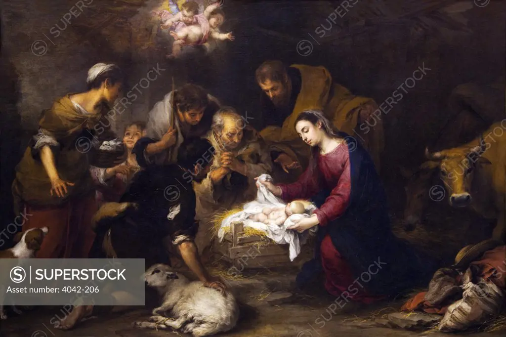 Adoration of the Shepherds by Murillo, 1660, Wallace Collection, London, United Kingdom