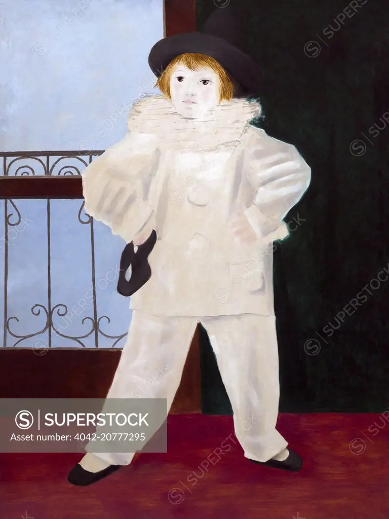 Paul as Pierrot, by Pablo Picasso, 1925, Musee Picasso, Paris France, Europe