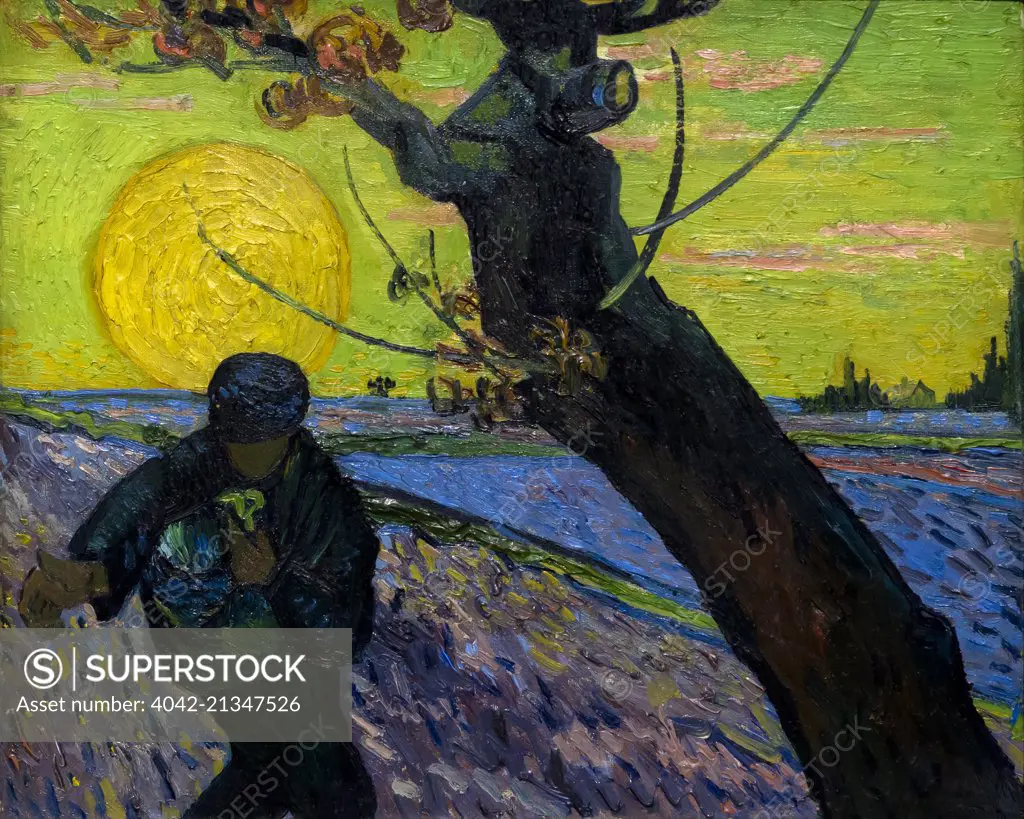 The Sower, by Vincent van Gogh, 1888, Netherlands, Europe