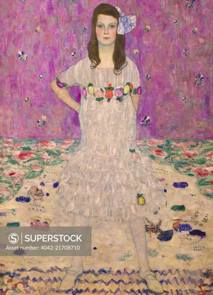 Mada Primavesi, Gustav Klimt, 1912, Metropolitan Museum of Art, Manhattan, New York City, USA, North America