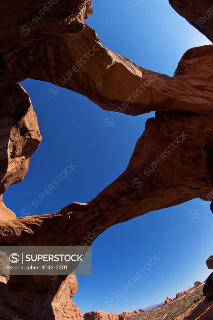 USA, Utah, Arches National Park, Double Arch