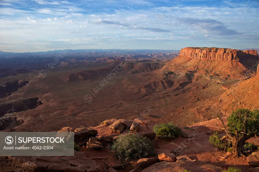 USA, Utah, Canyonlands National Park, Grand View Point Overlook