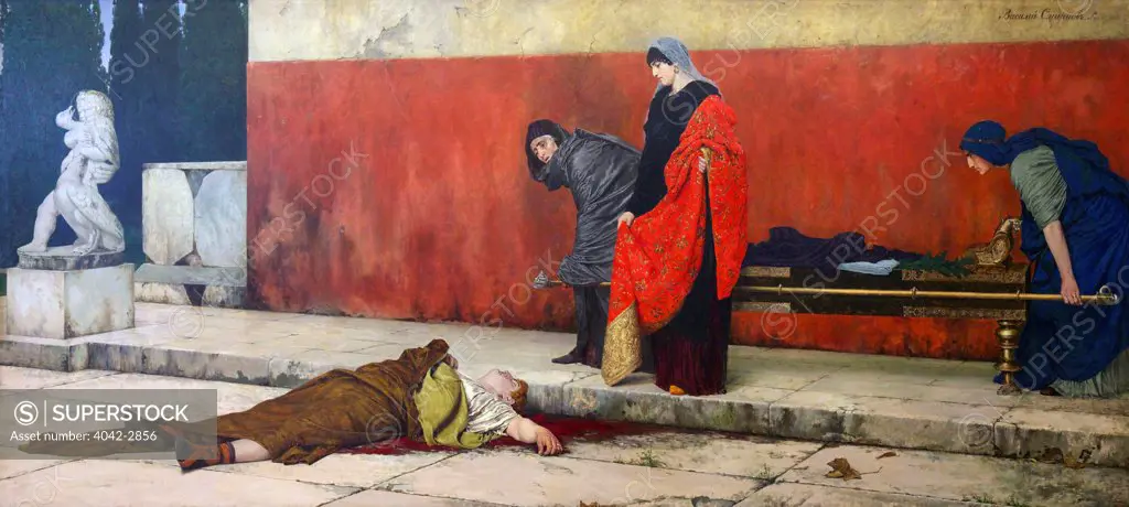 Russia, Saint Petersburg, State Russian Museum, Nero's Death, Vasily Smirnov, 1888