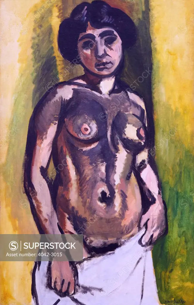 Russia, Saint Petersburg, State Hermitage Museum, Nude, black and gold, by Henri Matisse, 1908