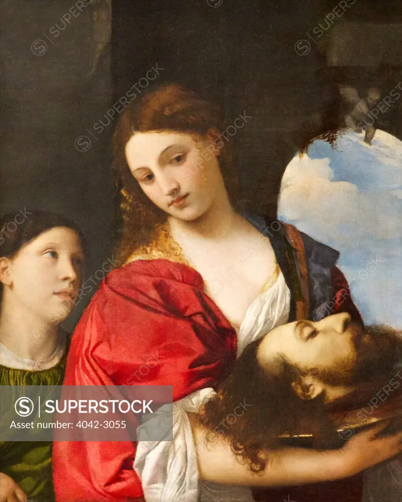 Salome with the head of John the Baptist, by Titian, circa 1515, Doria Pamphilj Gallery, Rome, Italy, Europe