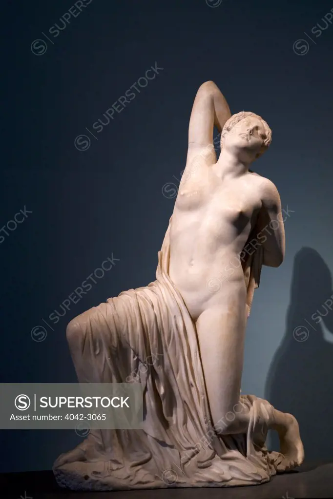 Dying Niobid, Roman copy of greek sculpture, 2nd century AD, Palazzo Massimo, National Museum of Rome, Italy