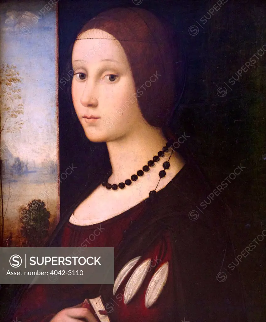 Porrtrait of a Young Woman, circa 1510, Capitoline Museum, Rome, Italy
