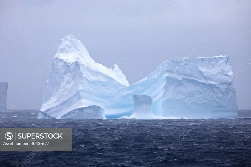 Icebergs in the ocean, Weddell Sea, Antarctica