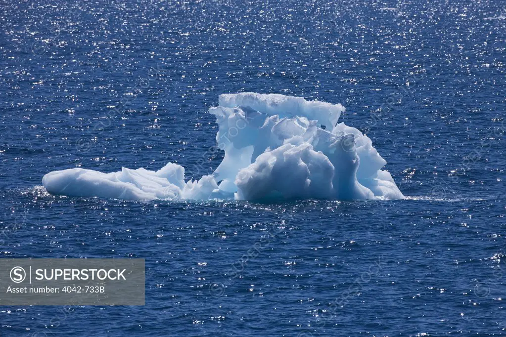 Icebergs in the ocean, Antarctica
