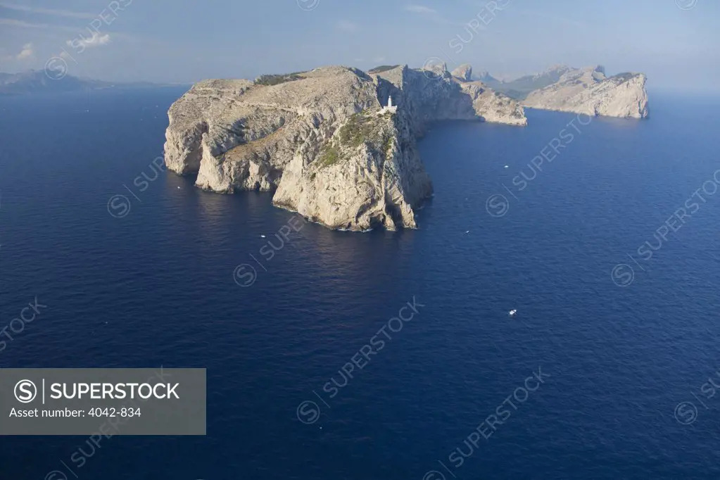 Islands in an ocean, Cap De Formentor, Majorca, Balearic Islands, Spain