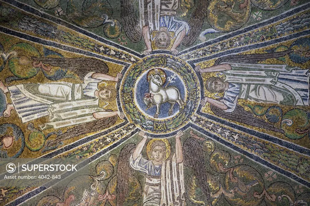 Italy, Veneto, Venice, Torcello, Cathedral of Santa Maria Assunta, Lamb of God