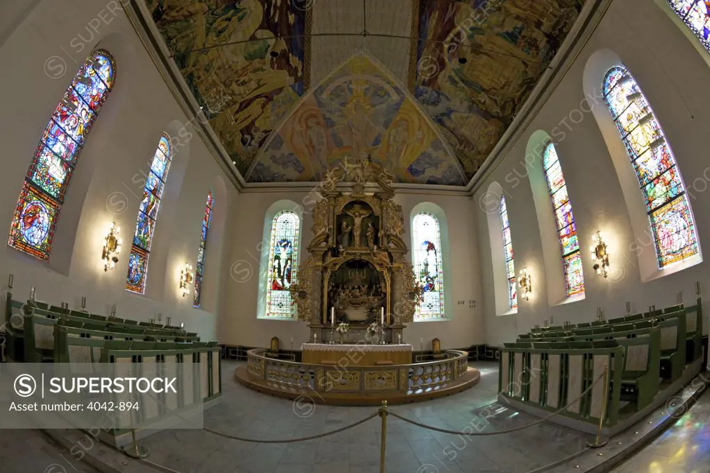 Interiors of a cathedral, Oslo Cathedral, Oslo, Norway