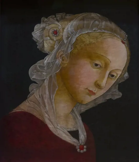 Head of a Woman, Pesellino, circa 1445-1470,
