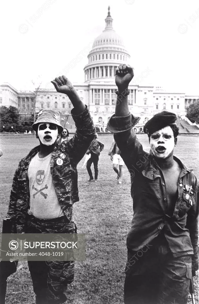 BLACK PANTHERS in Washington, DC, 1967. CSU Archives