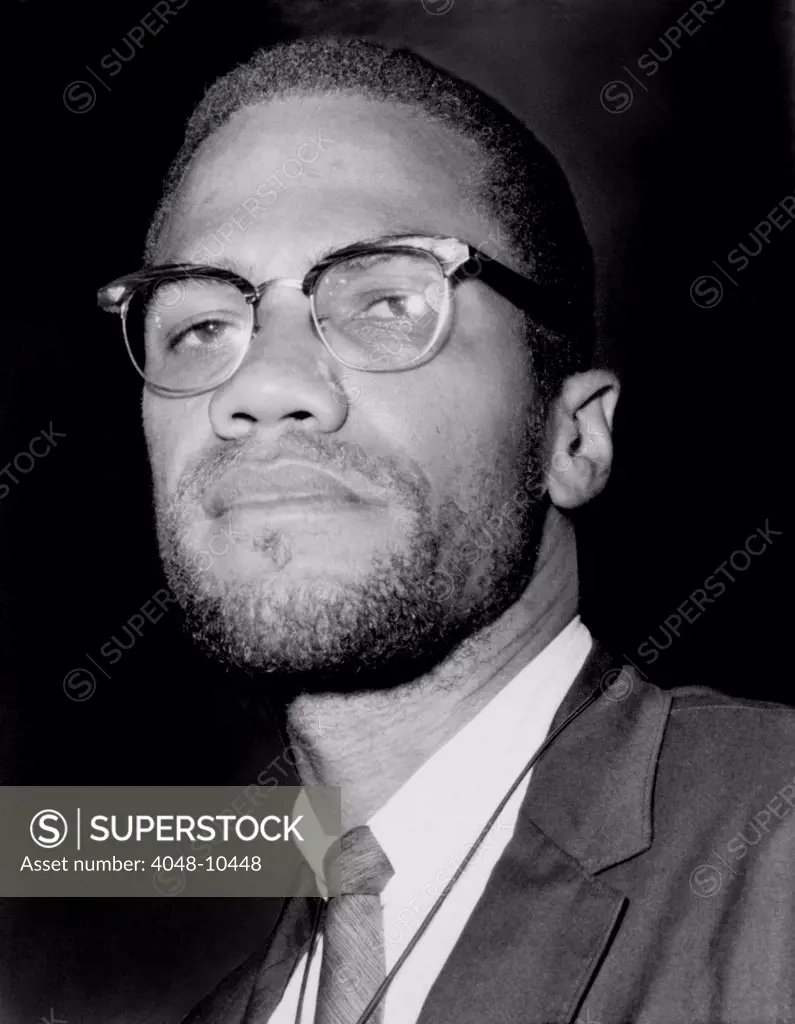 Portrait of Malcolm X. 1964-65.