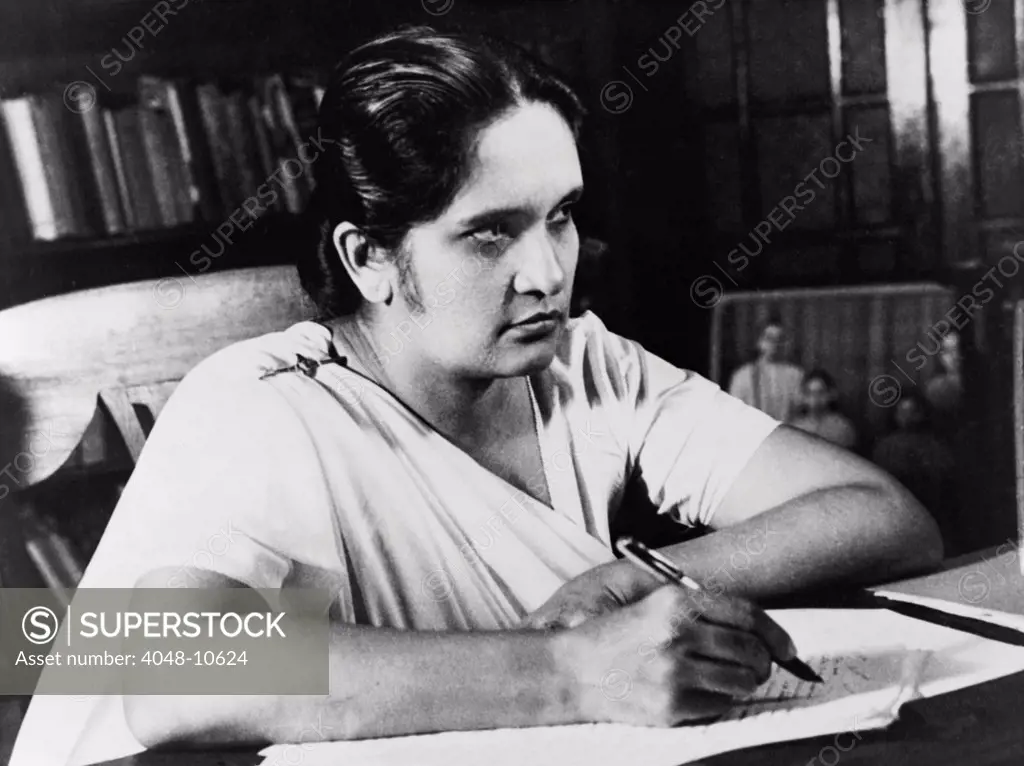 Sirimavo Bandaranaike was the modern world's first female head of government. She served as Prime Minister of Ceylon (Sri Lanka) from 1960-65, filling a power vacuum created by her husband's assassination in 1959. She served as Prime Minister again from 1970-77, and 1994-2000.