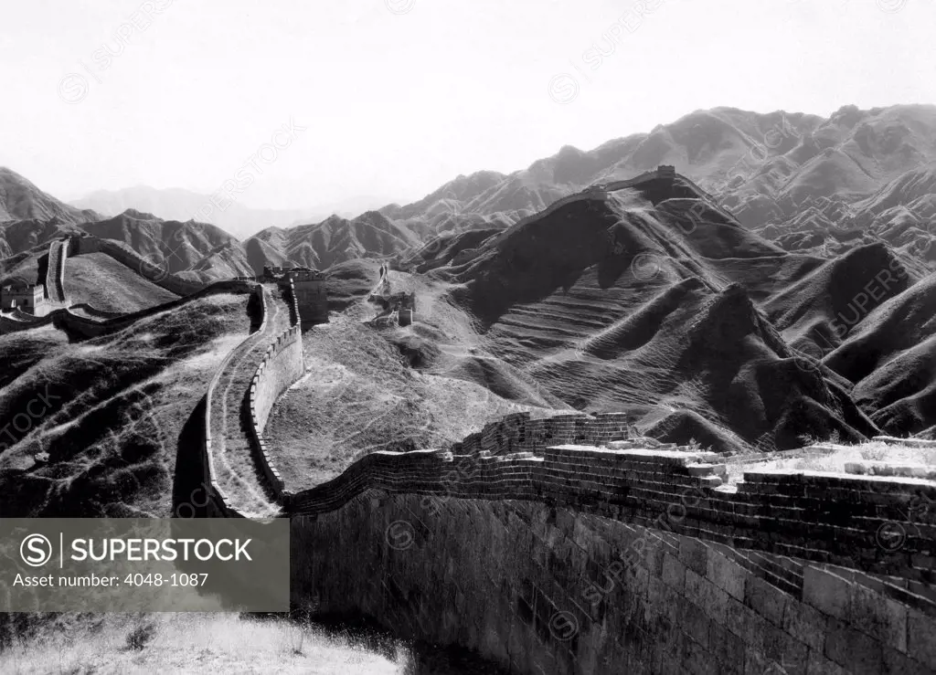 The Great Wall of China at Nankow Pass, 1931