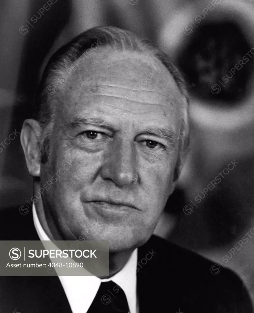 William Rogers was US Secretary of State during the first term of the Nixon administration. Ca. 1969