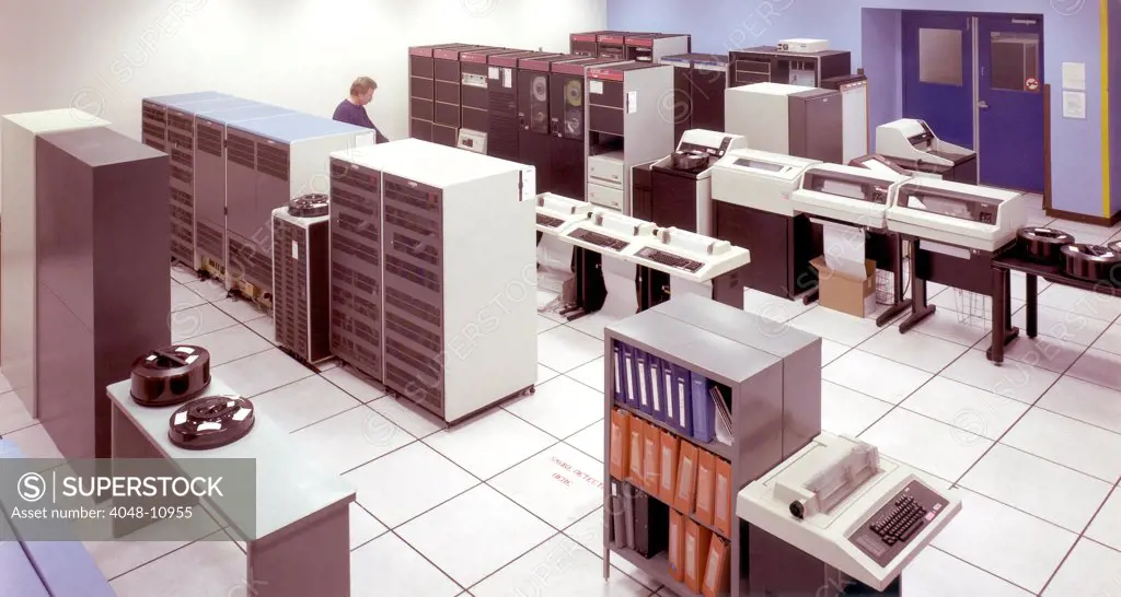 Room size computer at NASA's Ames Research Center. Feb. 16, 1990.