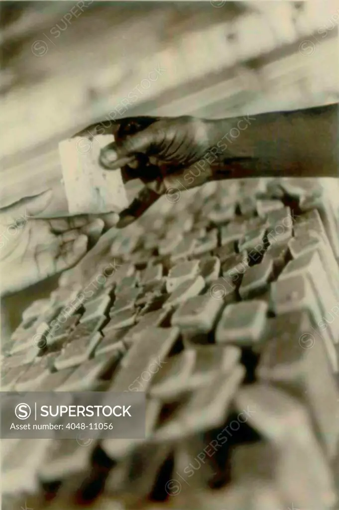 Soap being made in Jonestown factory. People's Temple Agricultural Project. Jonestown, Guyana. Nov. 1978.
