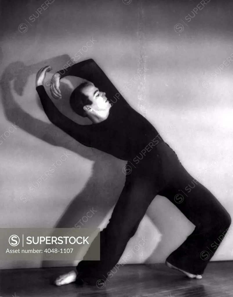 Charles Weidman, dancer, 1934.