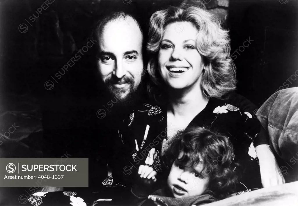 Erica Jong, author, and family--husband Jonathan Fast and daughter Molly