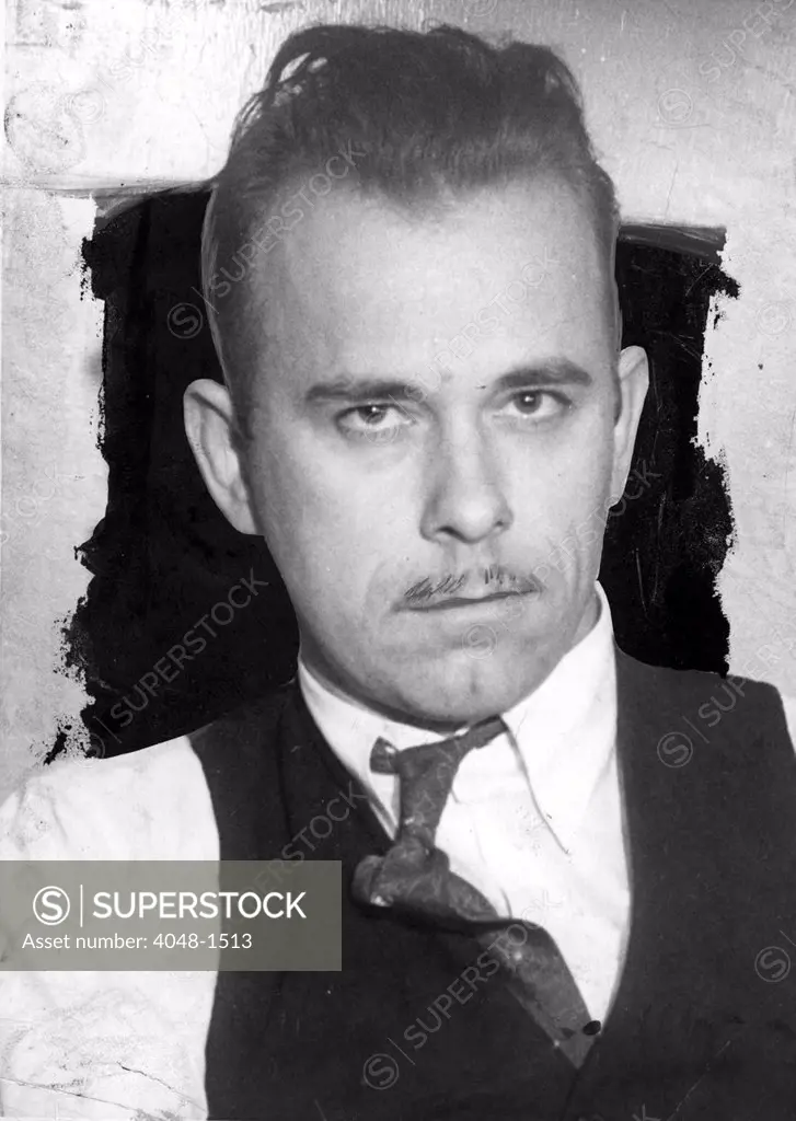 JOHN DILLINGER-Alleged ring leader of a notorious Midwest gang.1/26/34