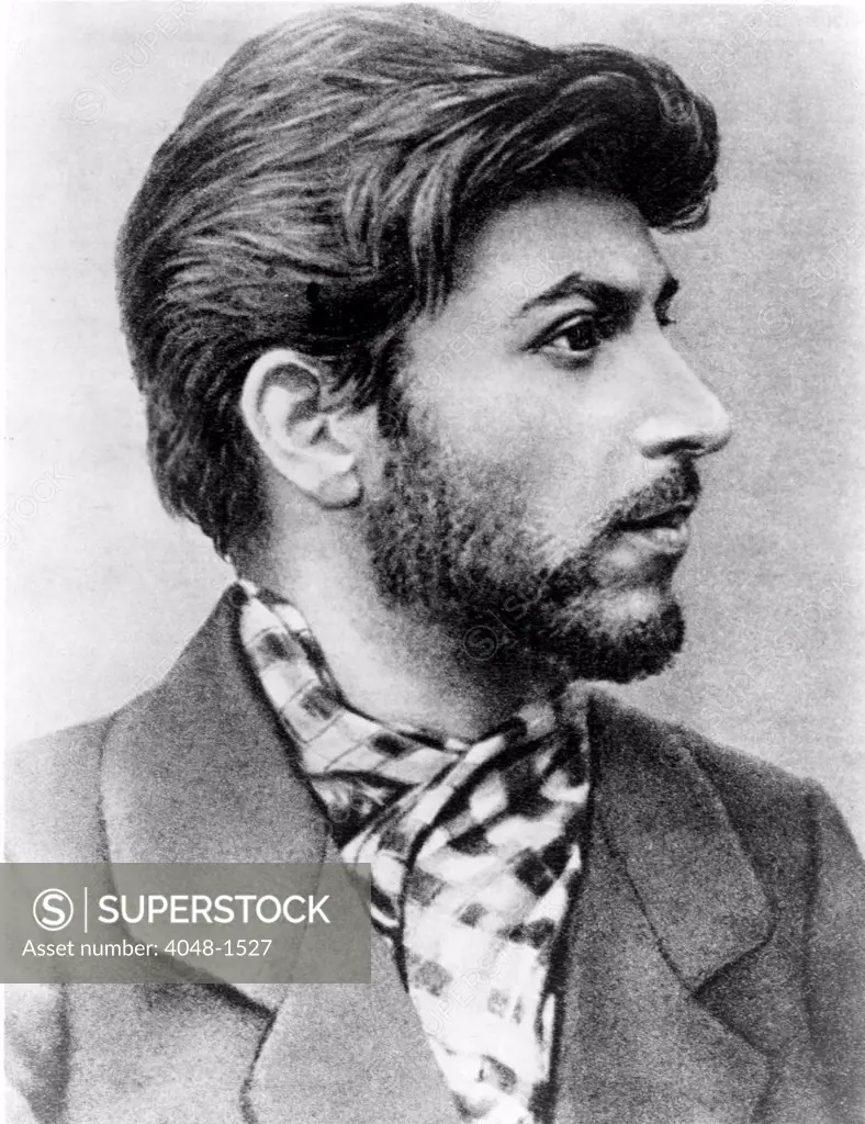 Josef Stalin as a young revolutionary in 1900.